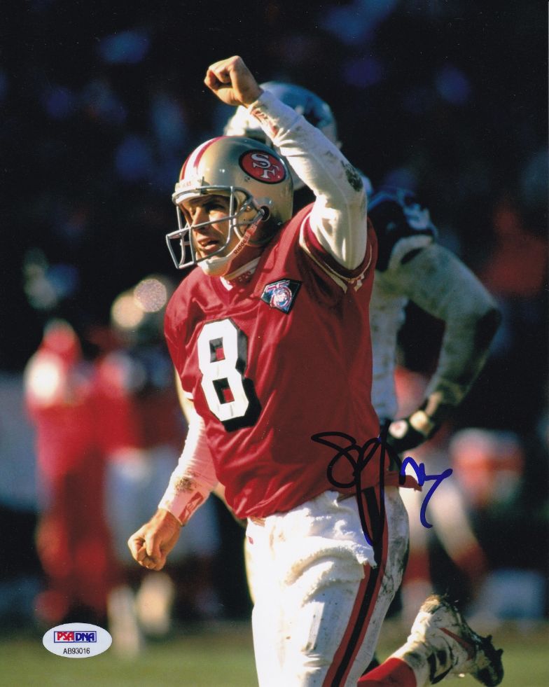 Steve Young Signed San Francisco 49ers 8x10 Photo (PSA/DNA COA)