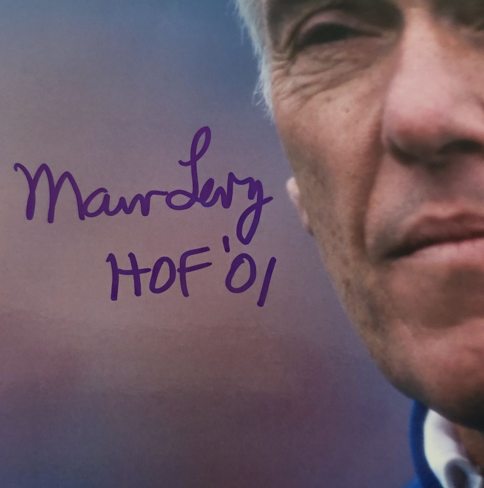 Marv Levy Autographed Photo - HOF 01 8x10