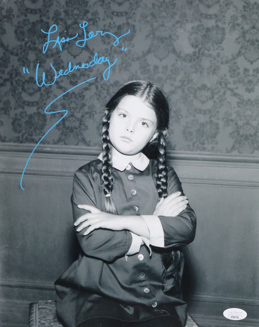 Lisa Loring Signed (JSA) "The Addams Family" 11x14 Photo Inscribed "Wednesday"