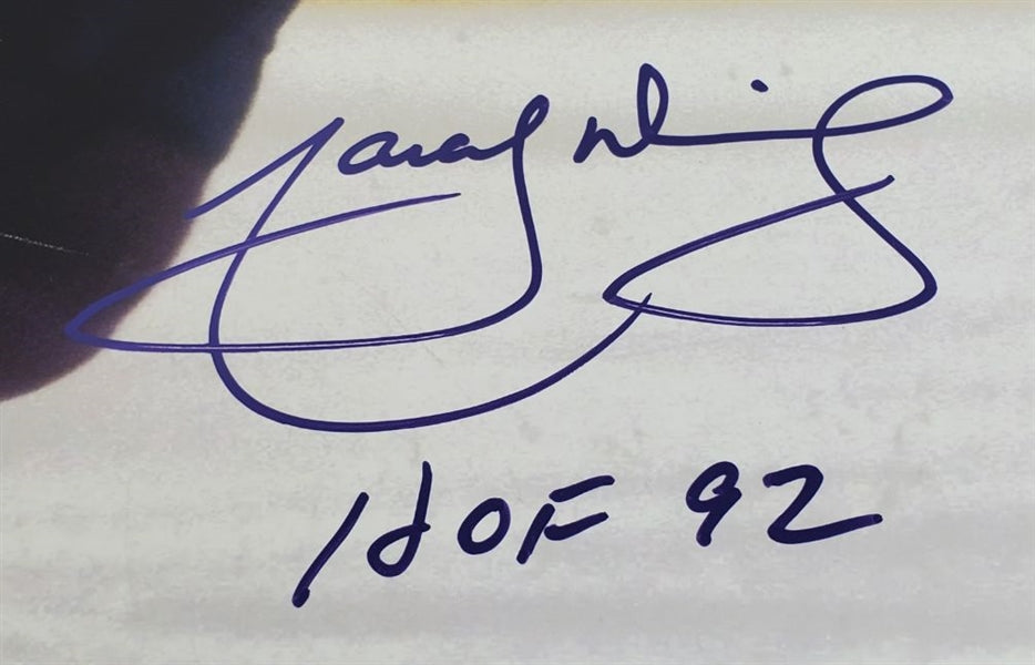 Marcel Dionne "HOF 92" Signed (JSA COA) Los Angeles Kings 11x14 Photo