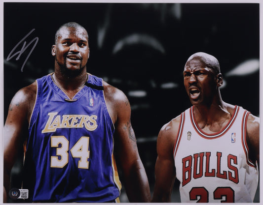 Shaquille O'Neal Signed Lakers 11x14 Photo (Beckett)