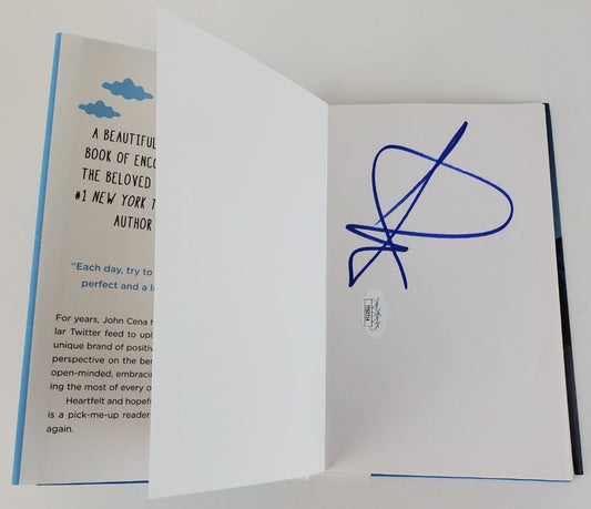 John Cena Signed (JSA COA) Hardcover Book - Be a Work in Progress: And Other Things I'd Like to Tell My Younger Self
