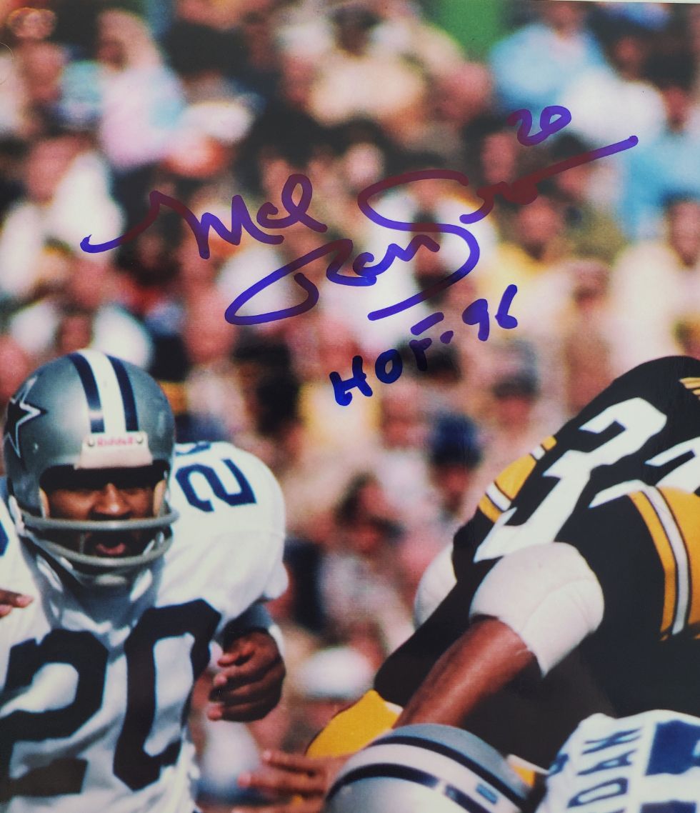 Mel Renfro "HOF 96" Signed Dallas Cowboys 8x10 Photo (JSA COA)