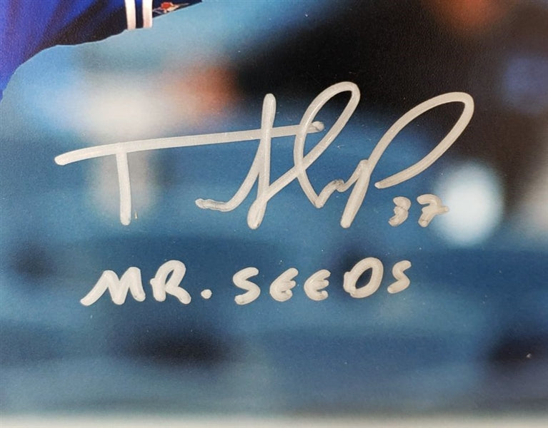 Teoscar Hernandez "Mr. Seeds" Signed (JSA Witness & USA SM COAs) Blue Jays 16x20 Photo