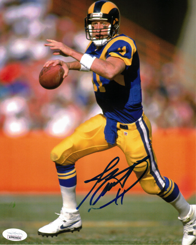 Jim Everett Signed Rams 8x10 Photo (JSA)