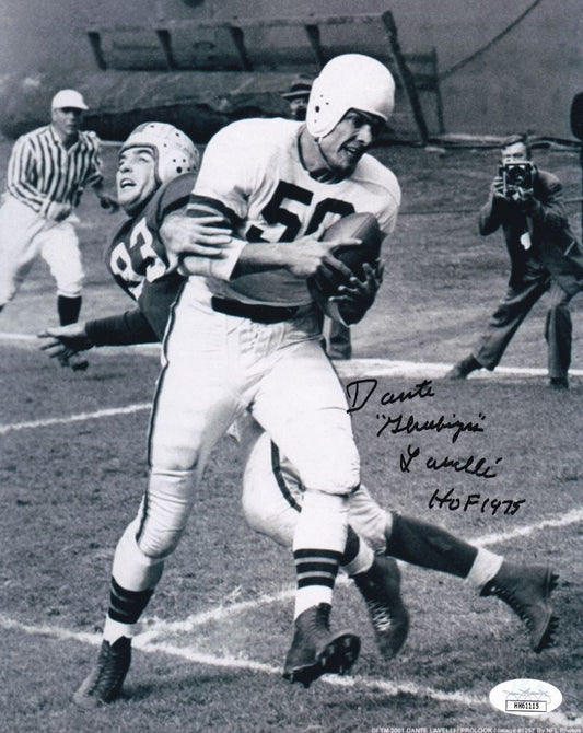 Dante "Gluefingers" Lavelli Signed (JSA COA) Cleveland Browns 8x10 Photo