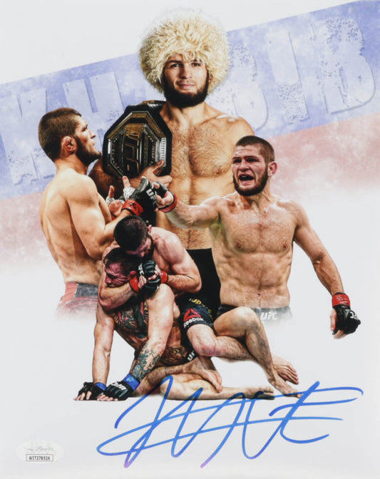 Khabib Nurmagomedov Signed UFC 8x10 Photo (JSA)