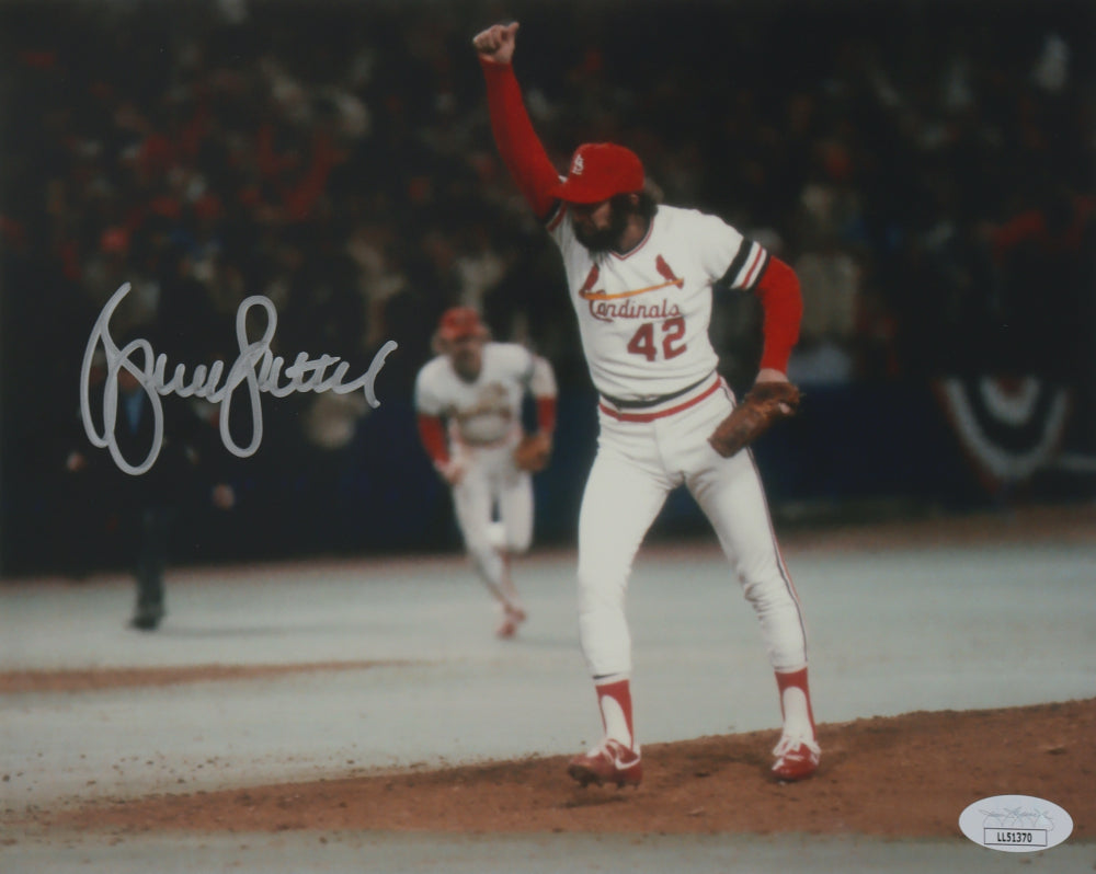 Bruce Sutter Signed Cardinals 8x10 Photo (JSA)