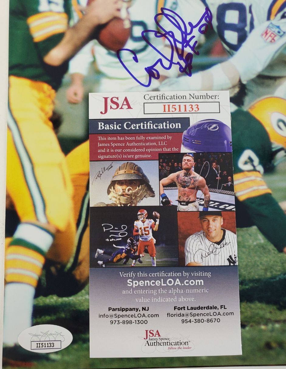 Ron Yary "HOF 01" Signed Minnesota Vikings 8x10 Photo (JSA COA)