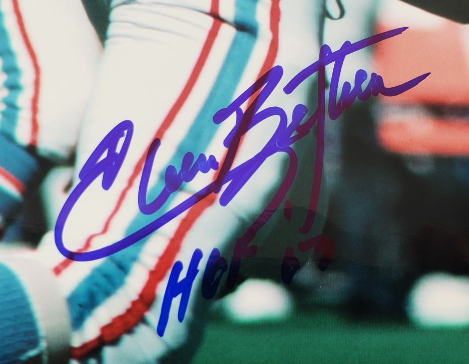 Elvin Bethea "HOF 03" Signed (JSA COA) Houston Oilers 8x10 Photo