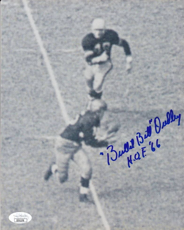 Bill “Bullet” Dudley "HOF 66" Signed (JSA COA) Pittsburgh Steelers 8x10 Photo