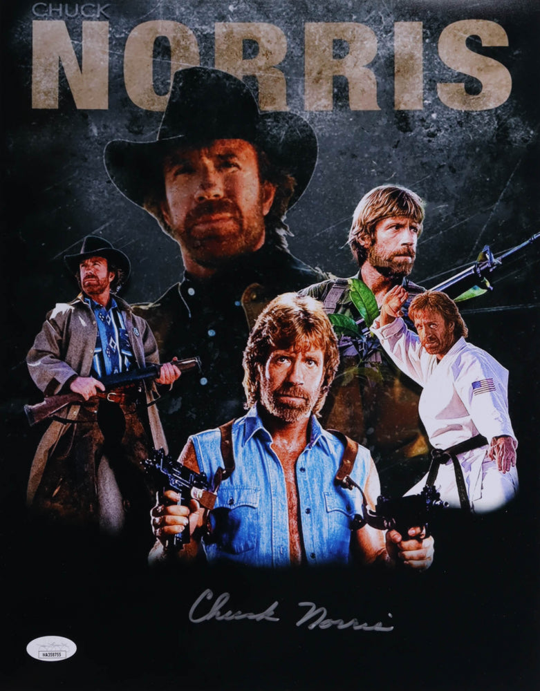 Chuck Norris Signed 11x14 Photo (JSA)