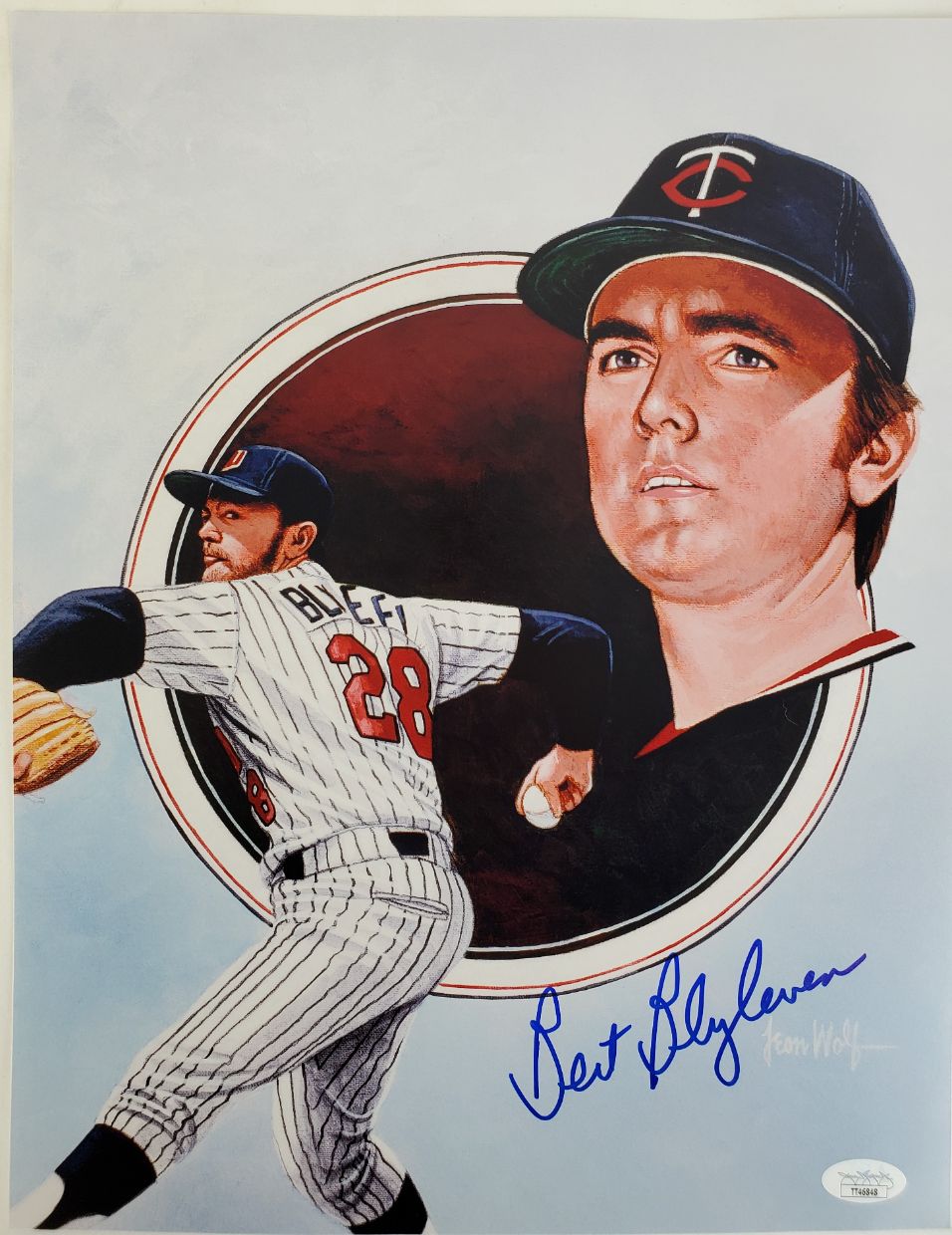 Bert Blyleven Signed Minnesota Twins 11x14 Photo (JSA COA)