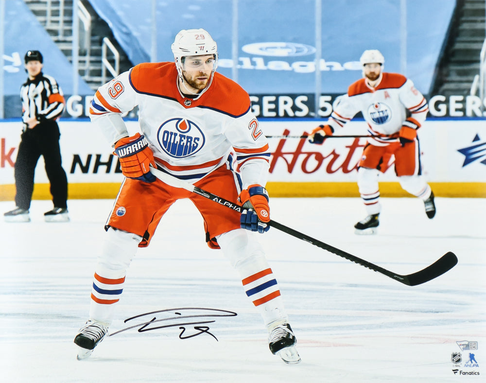 Leon Draisaitl Signed Oilers 16x20 Photo (Fanatics)