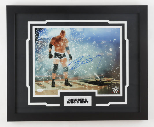 Goldberg Signed Custom Framed Photo Display (JSA)