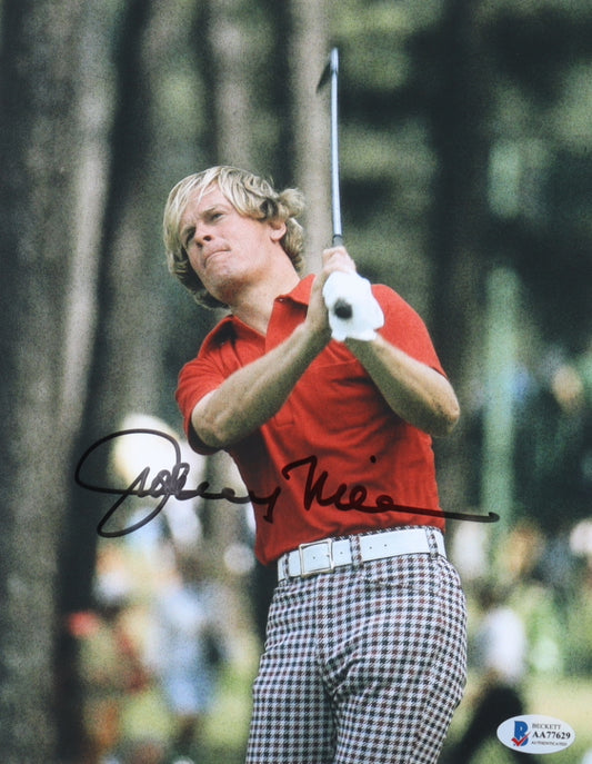 Johnny Miller Signed 8x10 Photo (Beckett)