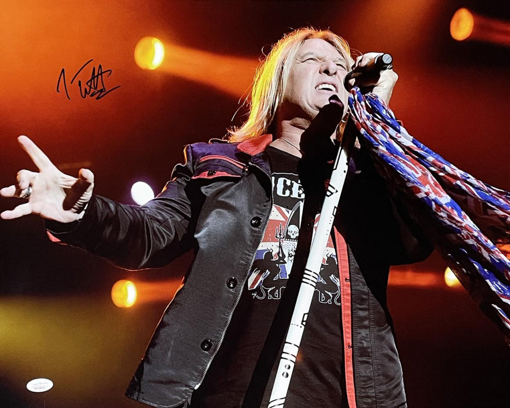 Joe Elliott Signed 16x20 Photo (JSA Witnessed) - Def Leppard