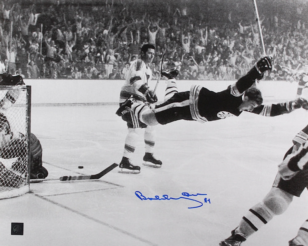 Bobby Orr Signed Bruins "The Flying Goal" 16x20 Photo (Orr)