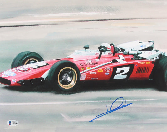 Mario Andretti Signed Indy 500 Series 11x14 Photo (Beckett COA)