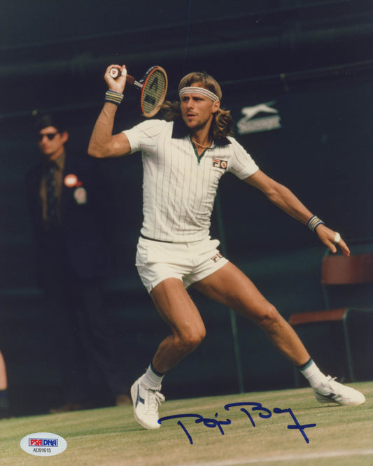 Bjorn Borg Signed 8x10 Photo (PSA COA)