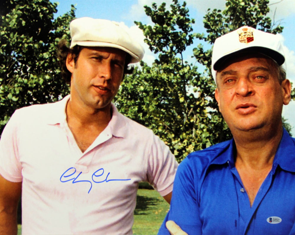 Chevy Chase Signed (Beckett) "Caddyshack" 16x20 Photo