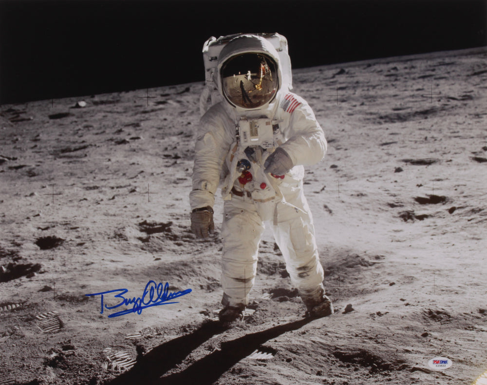 Buzz Aldrin Signed 16x20 Photo (PSA)