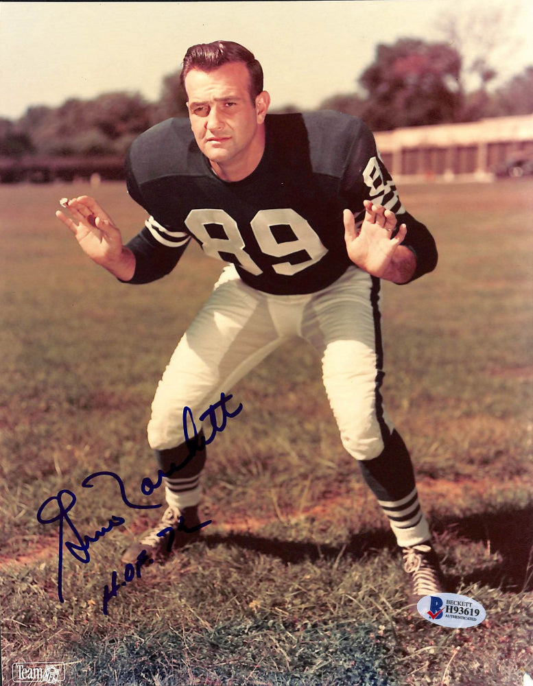 Gino Marchetti Signed Colts 8x10 Photo Inscribed "H.O.F. 72" (Beckett)