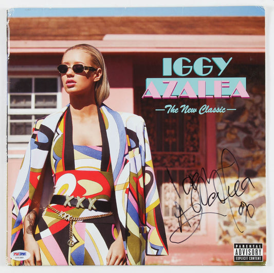 Iggy Azalea Signed "The New Classic" Vinyl Record Album Cover (PSA Hologram)