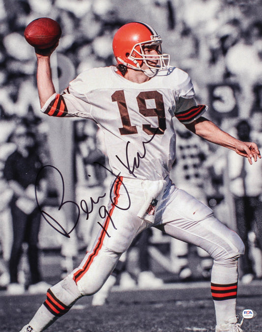 Bernie Kosar Signed Browns 16x20 Photo (PSA)