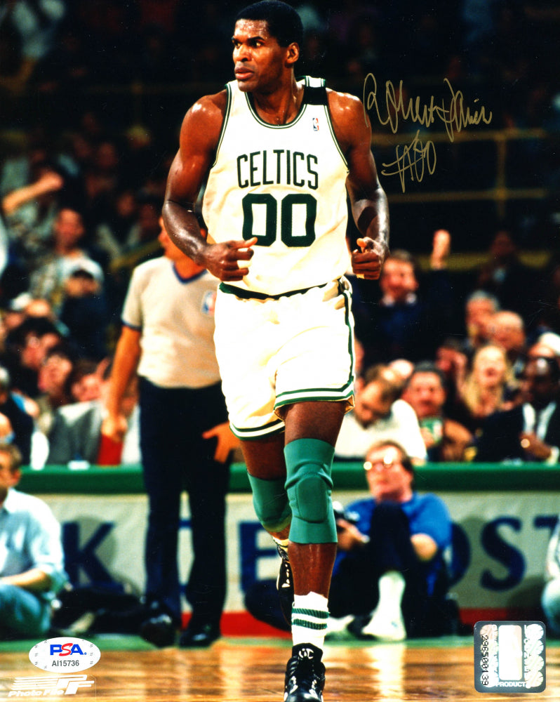 Robert Parish Signed Celtics 8x10 Photo (PSA)