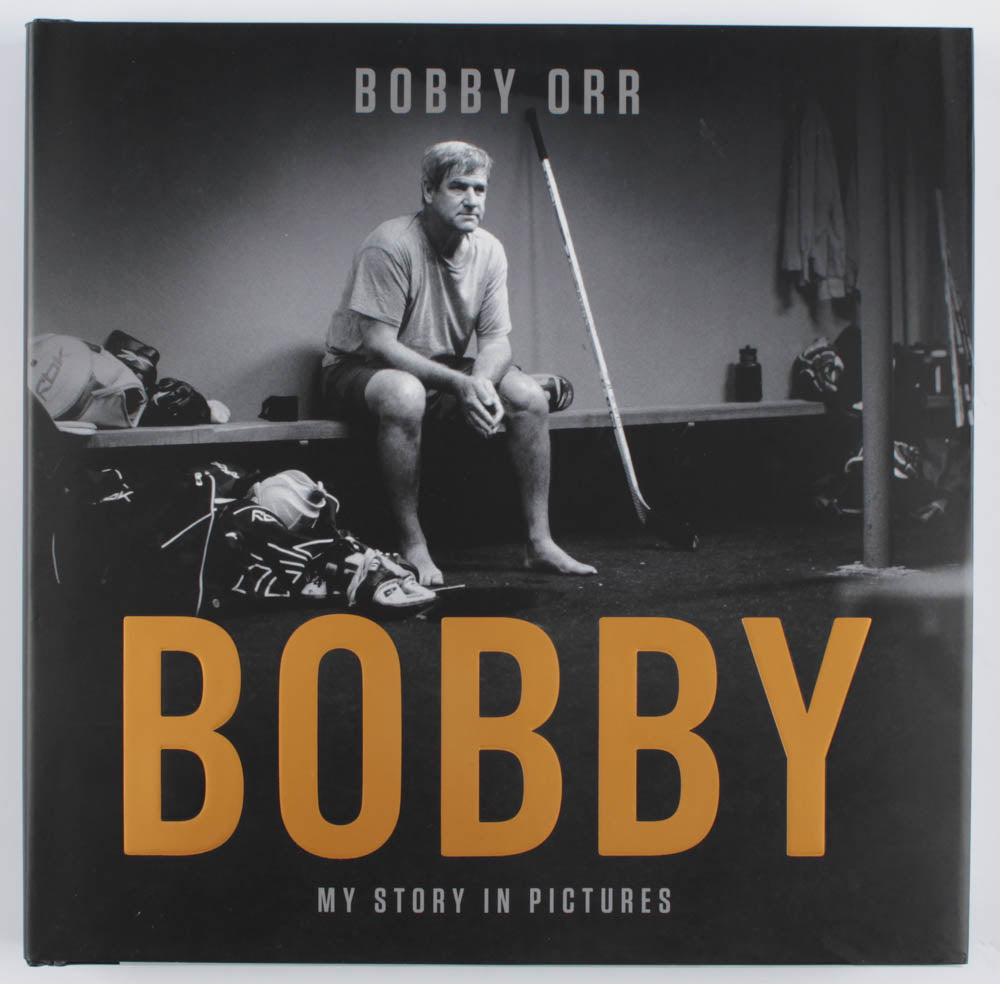 Bobby Orr Bruins Signed "Bobby: My Story in Pictures" Hardcover Book (Orr COA) Official Bobby Orr Hologram & COA