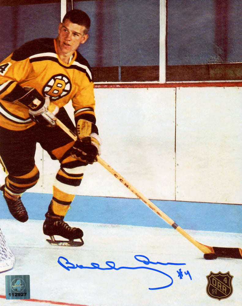 Bobby Orr Signed Bruins 8x10 Photo (Orr COA) Official Bobby Orr Hologram & COA