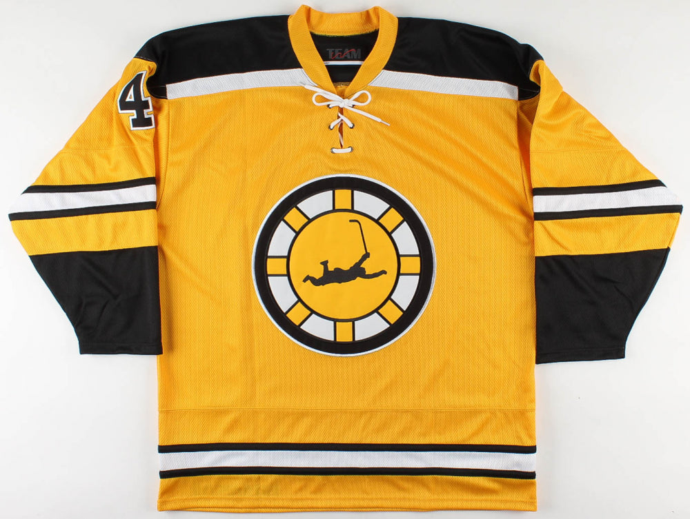 Bobby Orr Signed Custom Stitched Jersey (Orr COA) - Flying Goal Logo