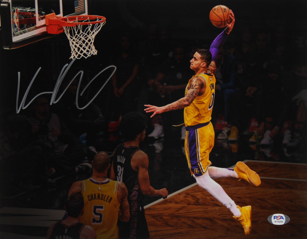 Kyle Kuzma Signed Lakers 11x14 Photo (PSA Hologram)