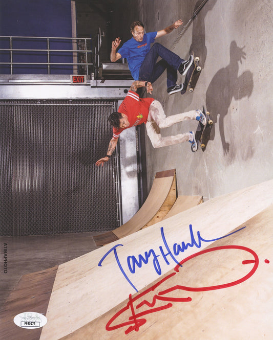 Tony Hawk & Steve-O Dual-Signed 8x10 Photo (JSA COA)