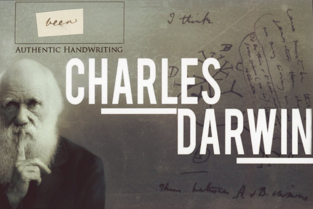 Darwin Hand Out Charles Darwin Hand-Written Word (JSA LOA) – Autograph Boss