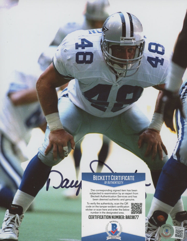 Daryl Johnston Signed (Beckett COA) Cowboys 8x10 Photo Inscribed "Moose"