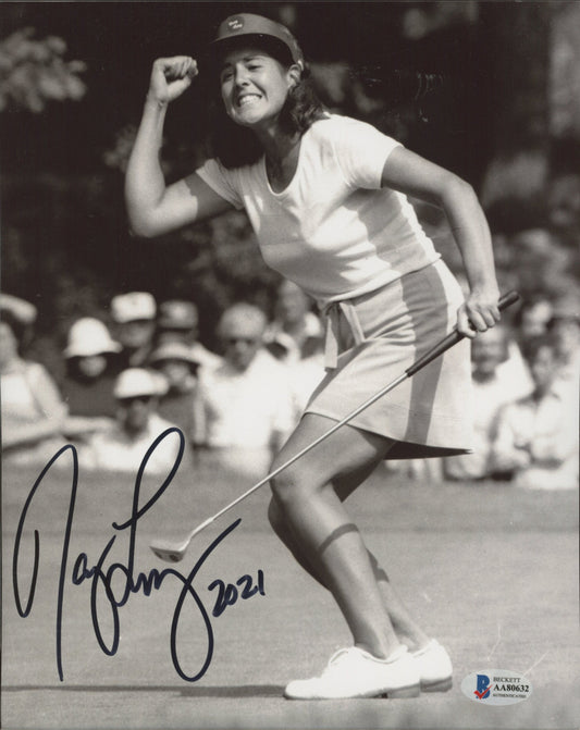 Nancy Lopez Signed 8x10 Photo Inscribed "2021" (Beckett COA)