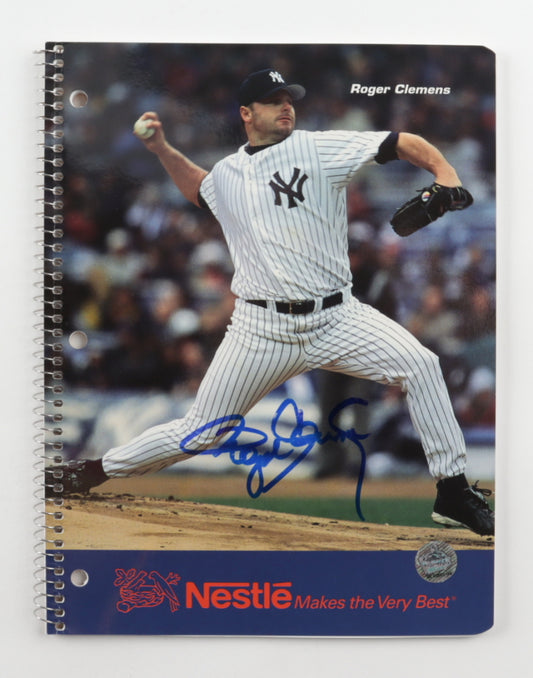 Roger Clemens Signed Nestle Notebook (Clemens Hologram)