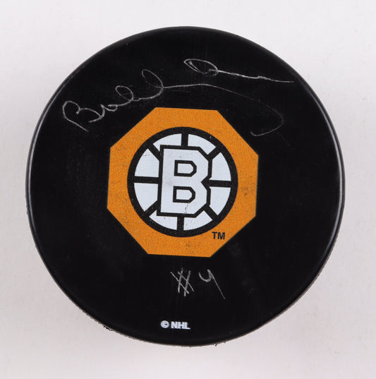 Bobby Orr Signed Bruins Logo Hockey Puck (Great North Road Marketing COA)