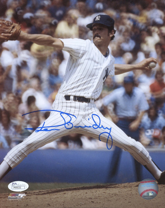 Ron Guidry Signed Yankees 8x10 Photo (JSA COA)