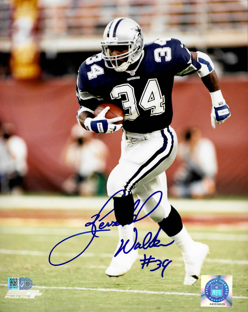 Herschel Walker Signed Cowboys 8x10 Photo (AIV COA)