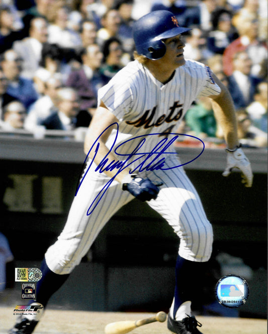 Rusty Staub Signed Mets 8x10 Photo (AIV COA)