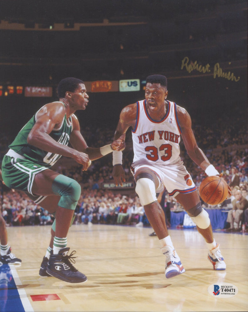 Robert Parish Signed Celtics 8x10 Photo (Beckett COA)