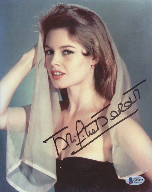 Brigitte Bardot Signed 8x10 Photo (Beckett COA)