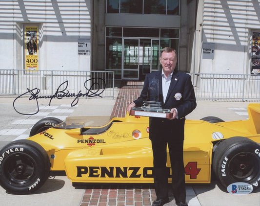Johnny Rutherford Signed 8x10 Photo (Beckett COA)