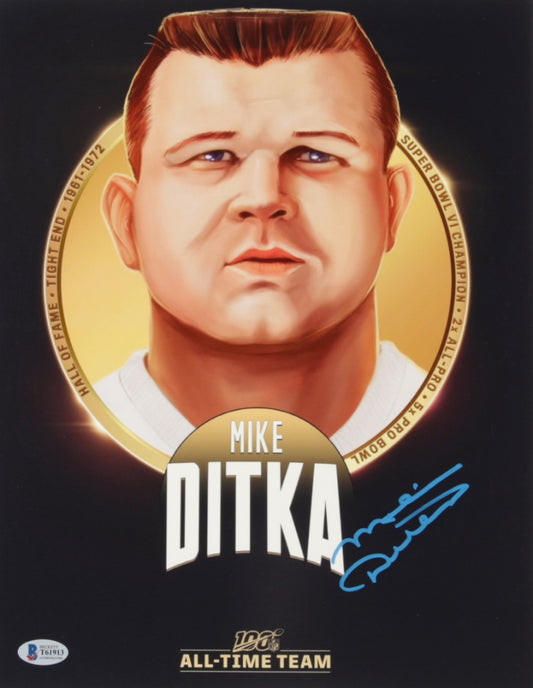 Mike Ditka Signed Bears 11x14 Photo (Beckett Hologram)