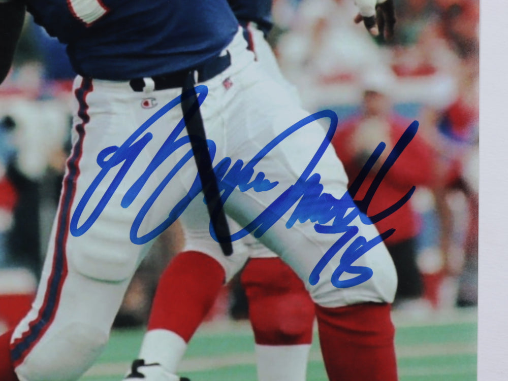 Bruce Smith Signed Bills 11x14 Photo (JSA COA)