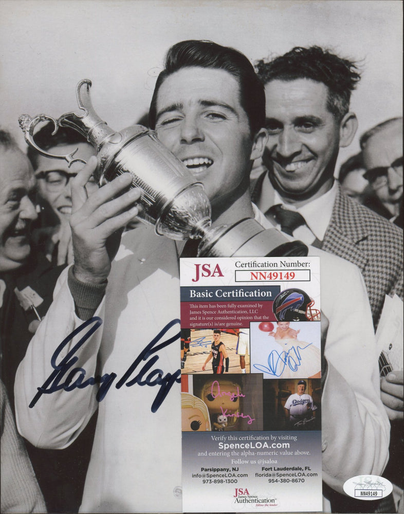 Gary Player Signed 8x10 Photo (JSA COA)