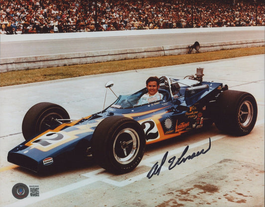 Al Unser Signed 8x10 Photo (Beckett COA)